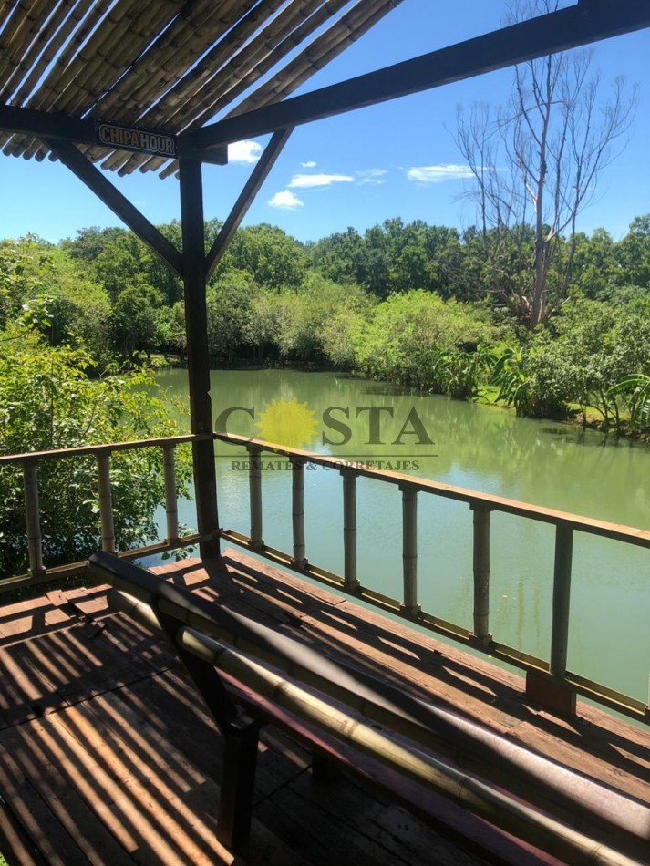 PESQUE Y PAGUE DE 1,2 HAS. CON 3 LAGUNAS. SAN ISIDRO. POSADAS. MISIONES