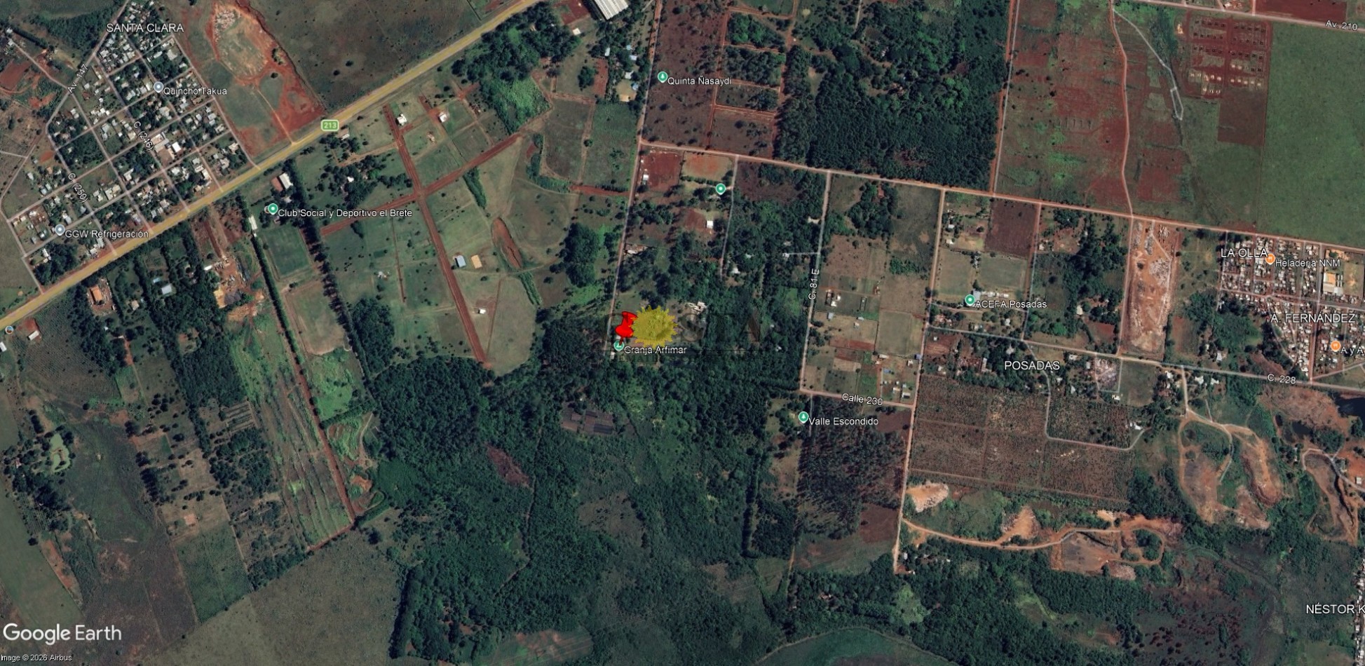 PESQUE Y PAGUE DE 1,2 HAS. CON 3 LAGUNAS. SAN ISIDRO. POSADAS. MISIONES