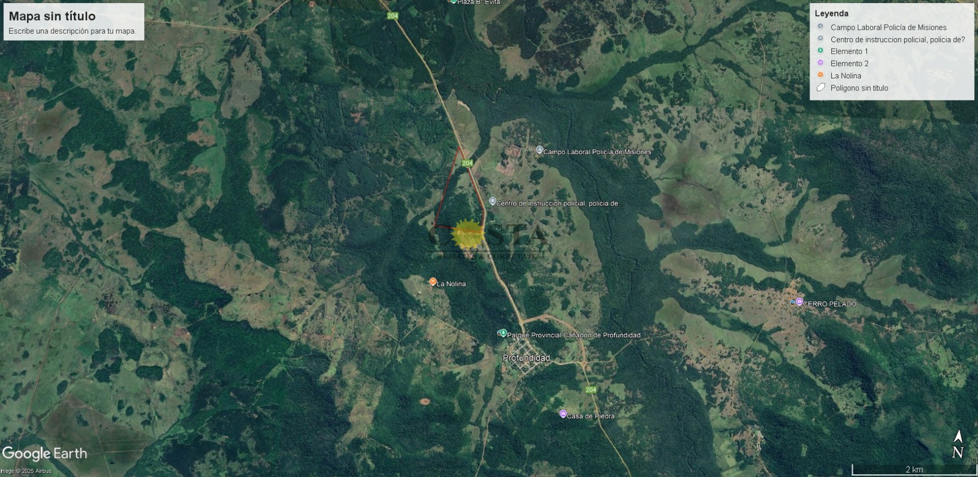 CHACRA DE 55 HAS. S/RUTA ASFALTADA. PROFUNDIDAD. MISIONES