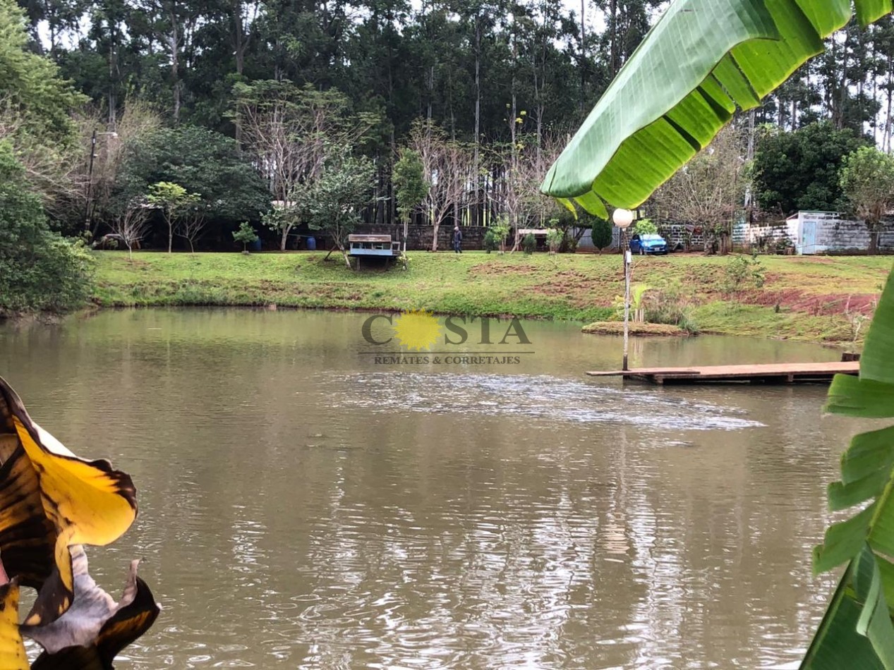 PESQUE Y PAGUE DE 1,2 HAS. CON 3 LAGUNAS. SAN ISIDRO. POSADAS. MISIONES