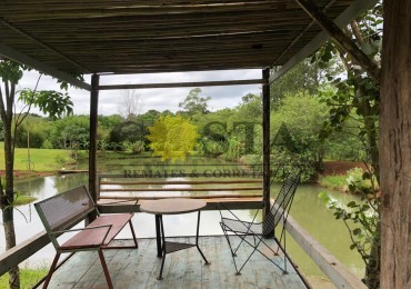 PESQUE Y PAGUE DE 1,2 HAS. CON 3 LAGUNAS. SAN ISIDRO. POSADAS. MISIONES